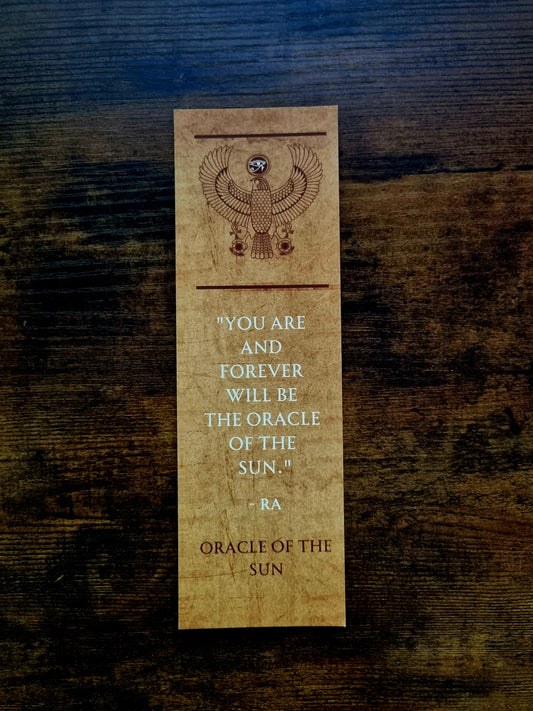 Oracle of the Sun Bookmark