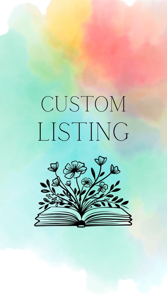 CUSTOM Listing for Christina Martsouka